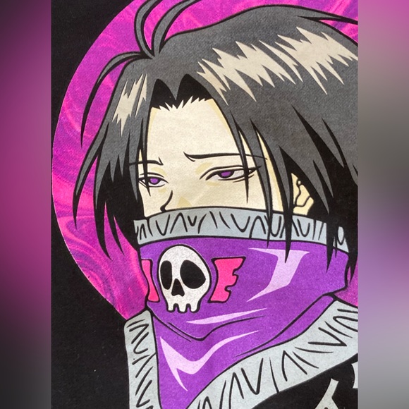 Black HXH feitan hoodie NEVER WORN and in great condition - Picture 3 of 3